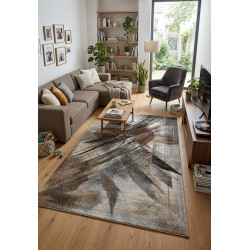 BELLA BELLA 1 P487A GREY BROWN PROSTOKĄT