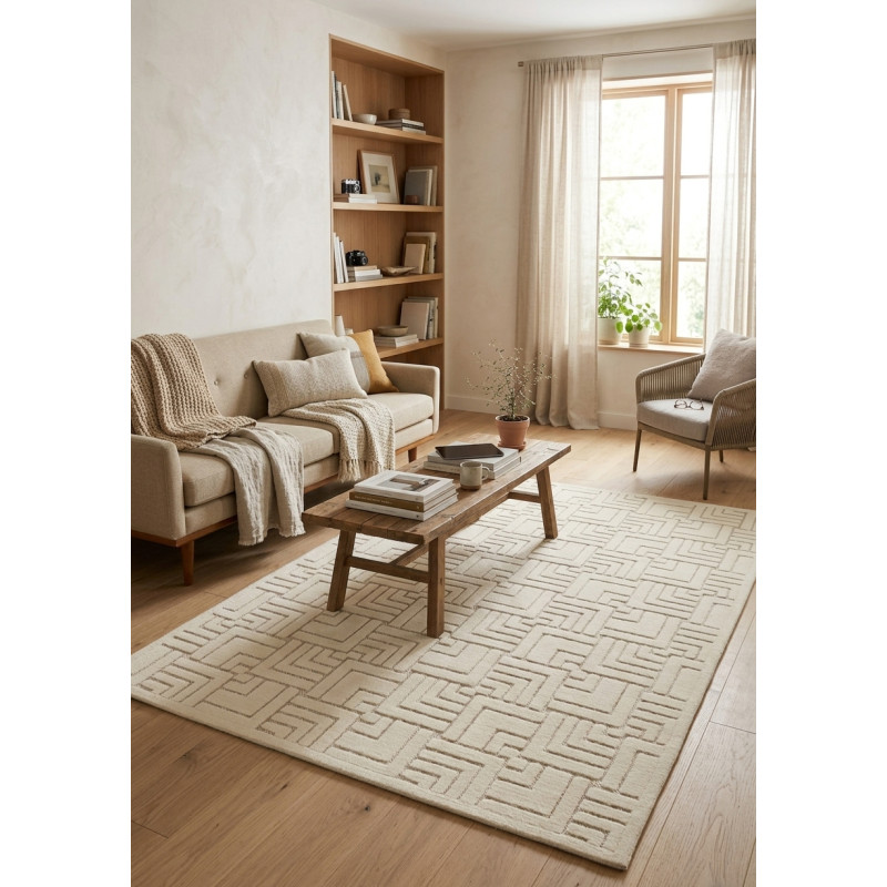 JUNO LUX JUNO LUX 4 D147A CREAM PROSTOKĄT