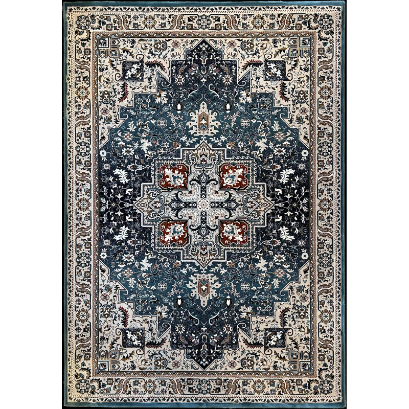 RICH_ KARASTAN BLUE 2 P1677 BLUE PROSTOKĄT
