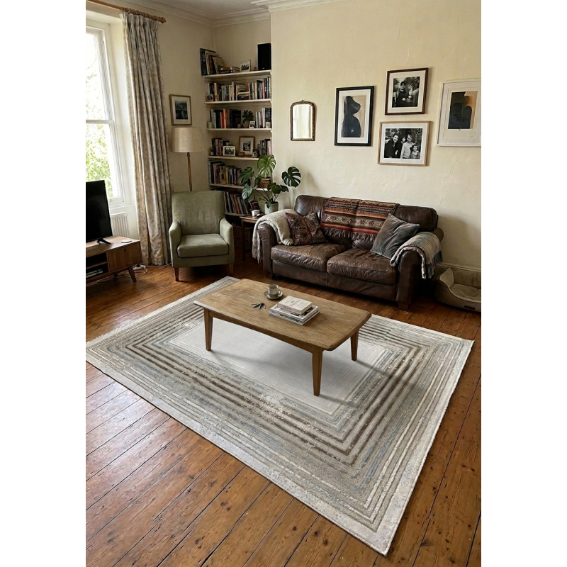 Dywan Dywilan Lila 2 Light Beige Dark Beige