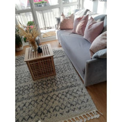Dywan BERBER AGADIR G0522 krem / szary Frędzle berberyjski marokański shaggy 120x170cm Dywan BERBER AGADIR G0522 krem / szary Frędzle berberyjski marokański shaggy 120x170cm
