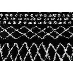 Dywan BERBER ETHNIC G3802 czarny / biały Frędzle berberyjski marokański shaggy 180x270cm Dywan BERBER ETHNIC G3802 czarny / biały Frędzle berberyjski marokański shaggy 180x270cm