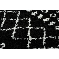 Dywan BERBER ETHNIC G3802 czarny / biały Frędzle berberyjski marokański shaggy 200x290cm Dywan BERBER ETHNIC G3802 czarny / biały Frędzle berberyjski marokański shaggy 200x290cm