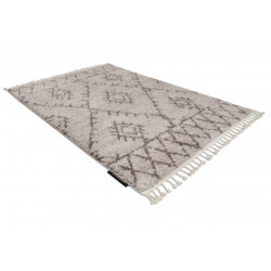 Dywan BERBER FEZ G0535 beż / brąz Frędzle berberyjski marokański shaggy 160x220cm