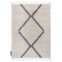 Dywan BERBER MEKNES B5910 krem / szary Frędzle berberyjski marokański shaggy 80x150cm Dywan BERBER MEKNES B5910 krem / szary Frędzle berberyjski marokański shaggy 80x150cm