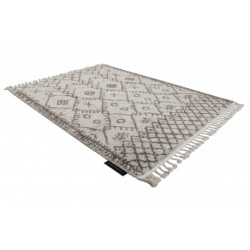 Dywan BERBER TANGER B5940 krem / brąz Frędzle berberyjski marokański shaggy 80x150cm