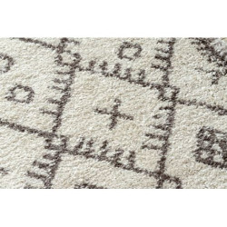 Dywan BERBER TANGER B5940 krem / brąz Frędzle berberyjski marokański shaggy 180x270cm Dywan BERBER TANGER B5940 krem / brąz Frędzle berberyjski marokański shaggy 180x270cm