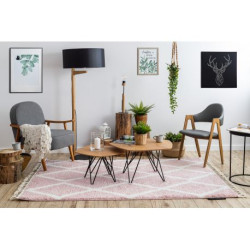 Dywan BERBER TROIK A0010 różowy / biały Frędzle berberyjski marokański shaggy 160x220cm Dywan BERBER TROIK A0010 różowy / biały Frędzle berberyjski marokański shaggy 160x220cm