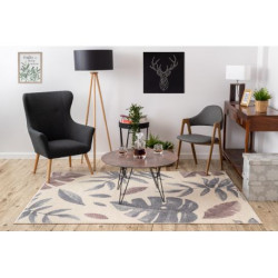 Dywan HEOS 78428 krem / róż LIŚCIE MONSTERA 190x270cm Dywan HEOS 78428 krem / róż LIŚCIE MONSTERA 190x270cm