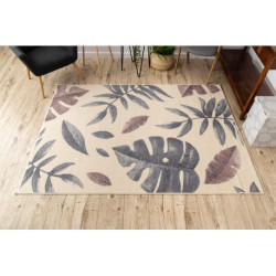 Dywan HEOS 78428 krem / róż LIŚCIE MONSTERA 190x270cm Dywan HEOS 78428 krem / róż LIŚCIE MONSTERA 190x270cm