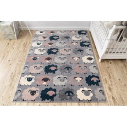 Dywan HEOS 78468 szary / niebieski OWCE 190x270cm Dywan HEOS 78468 szary / niebieski OWCE 190x270cm