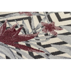 Dywan HEOS 78540 krem / bordo LIŚCIE DŻUNGLA 120x170cm