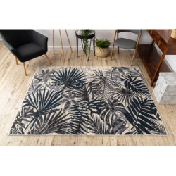 Dywan HEOS 78561 krem / niebieski DŻUNGLA 120x170cm Dywan HEOS 78561 krem / niebieski DŻUNGLA 120x170cm