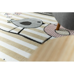 Dywan PETIT BIRDS PTASZKI krem 180x270cm Dywan PETIT BIRDS PTASZKI krem 180x270cm