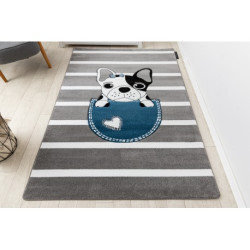 Dywan PETIT BULLDOG PIES szary 140x190cm Dywan PETIT BULLDOG PIES szary 140x190cm