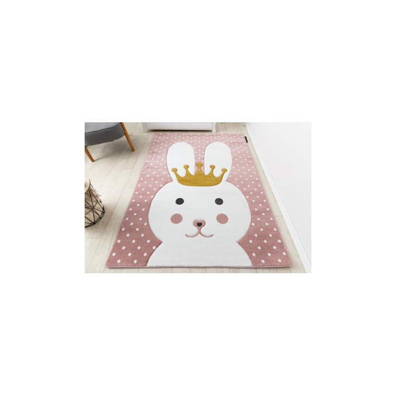 Dywan PETIT BUNNY KRÓLICZEK KRÓLIK róż 140x190cm Dywan PETIT BUNNY KRÓLICZEK KRÓLIK róż 140x190cm