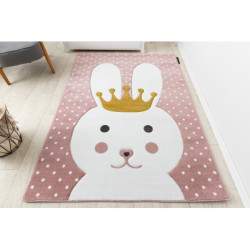 Dywan PETIT BUNNY KRÓLICZEK KRÓLIK róż 160x220cm Dywan PETIT BUNNY KRÓLICZEK KRÓLIK róż 160x220cm