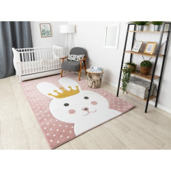 Dywan PETIT BUNNY KRÓLICZEK KRÓLIK róż 160x220cm Dywan PETIT BUNNY KRÓLICZEK KRÓLIK róż 160x220cm