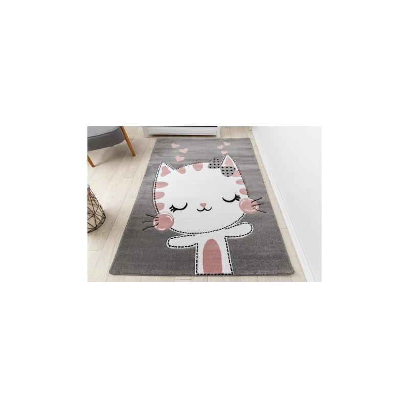 Dywan PETIT KITTY KOTEK szary 80x150cm Dywan PETIT KITTY KOTEK szary 80x150cm