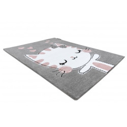 Dywan PETIT KITTY KOTEK szary 240x330cm