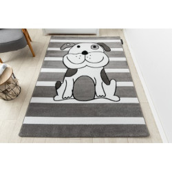 Dywan PETIT PUPPY PIESEK SZCZENIAK szary 200x290cm
