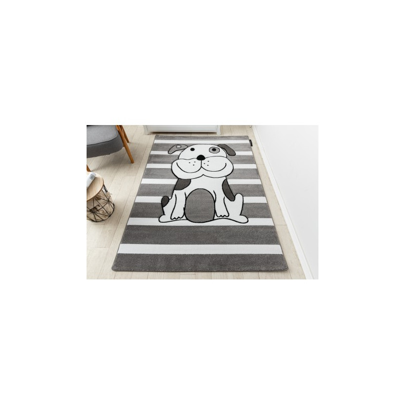 Dywan PETIT PUPPY PIESEK SZCZENIAK szary 200x290cm