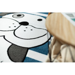 Dywan PETIT PUPPY PIESEK SZCZENIAK niebieski 140x190cm