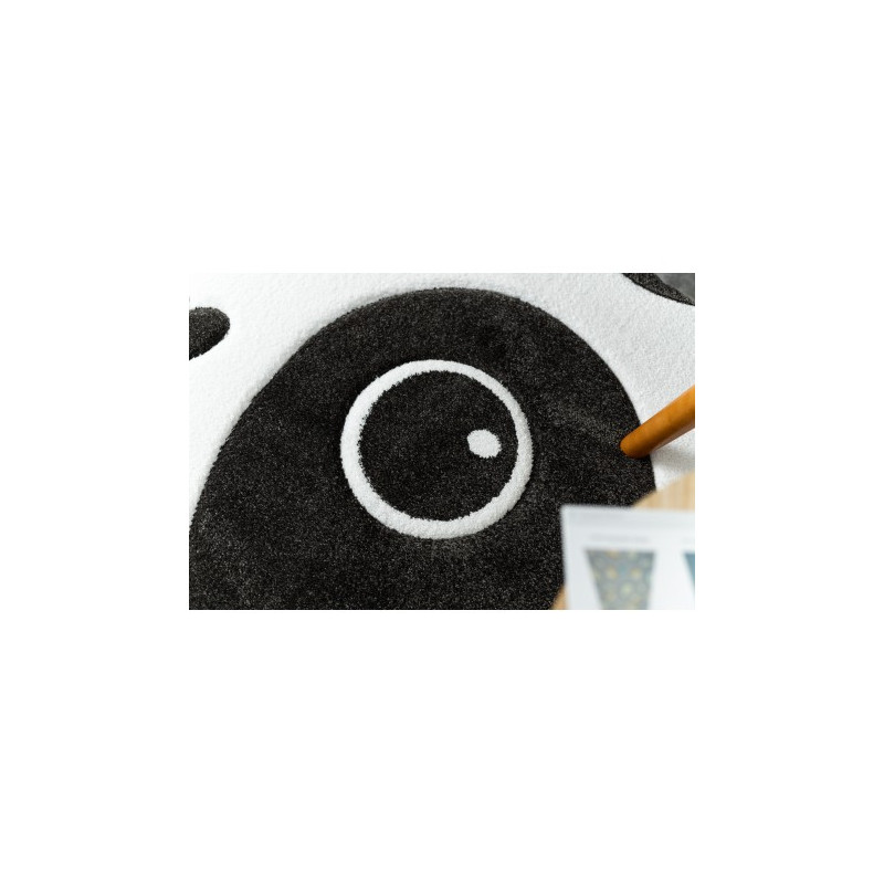 Dywan PETIT PANDA koło biały koło 160cm