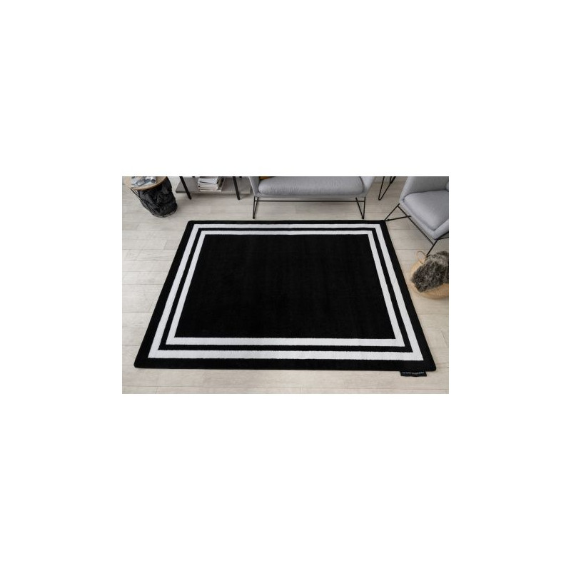 Dywan HAMPTON Ramka czarny 120x170cm Dywan HAMPTON Ramka czarny 120x170cm