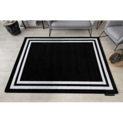 Dywan HAMPTON Ramka czarny 160x220cm Dywan HAMPTON Ramka czarny 160x220cm
