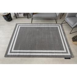 Dywan HAMPTON Ramka szary 120x170cm Dywan HAMPTON Ramka szary 120x170cm