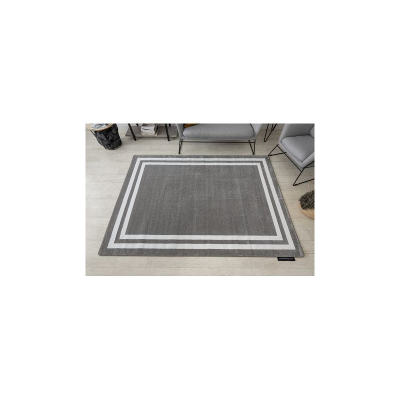 Dywan HAMPTON Ramka szary 120x170cm Dywan HAMPTON Ramka szary 120x170cm