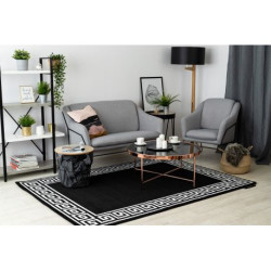 Dywan HAMPTON Grecos czarny 120x170cm Dywan HAMPTON Grecos czarny 120x170cm