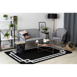 Dywan HAMPTON Lux czarny 200x290cm Dywan HAMPTON Lux czarny 200x290cm