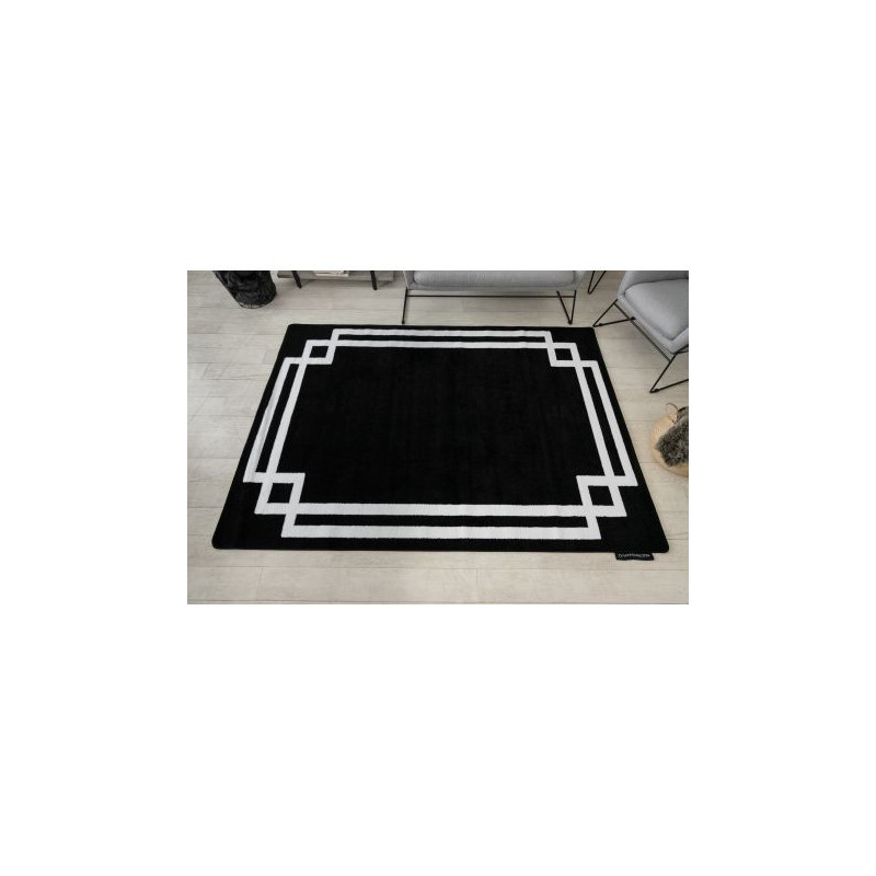 Dywan HAMPTON Lux czarny 80x150cm Dywan HAMPTON Lux czarny 80x150cm
