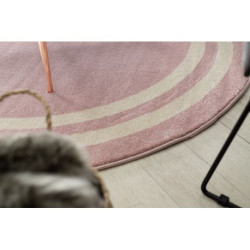 Dywan HAMPTON Ramka koło róż koło 120cm Dywan HAMPTON Ramka koło róż koło 120cm