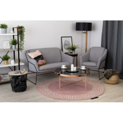 Dywan HAMPTON Grecos koło róż koło 120cm