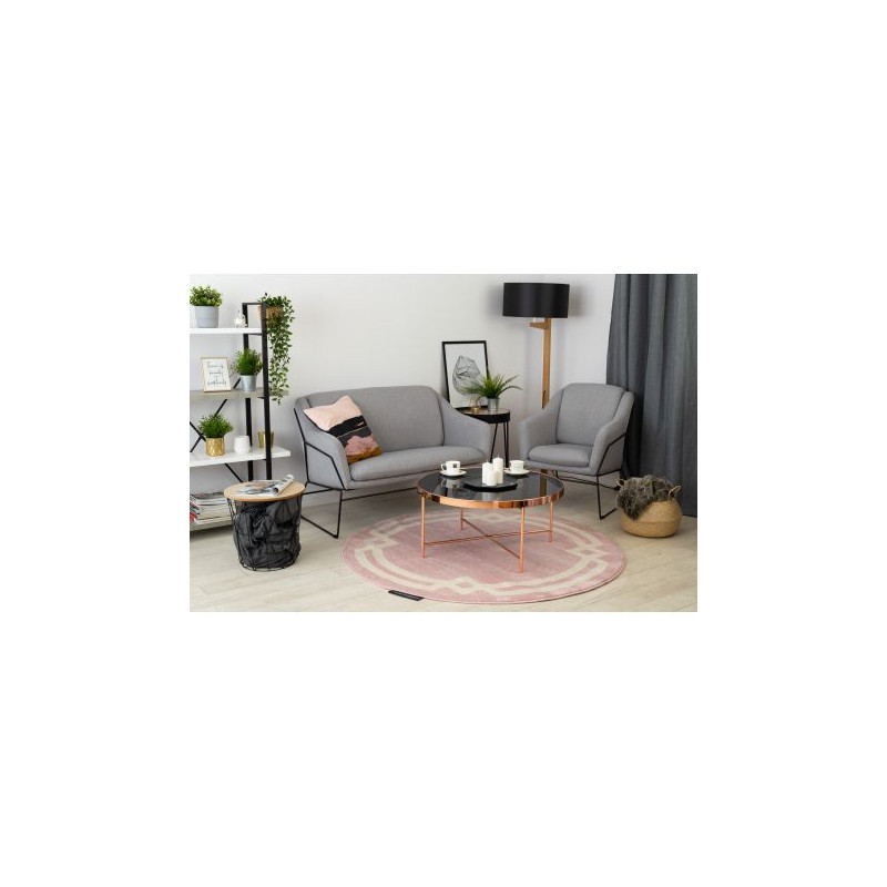 Dywan HAMPTON Lux koło róż koło 120cm Dywan HAMPTON Lux koło róż koło 120cm
