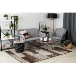 Dywan FEEL 5756/15044 PROSTOKĄTY brąz 160x220cm Dywan FEEL 5756/15044 PROSTOKĄTY brąz 160x220cm