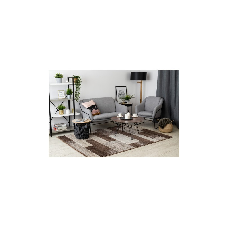 Dywan FEEL 5756/15044 PROSTOKĄTY brąz 160x220cm Dywan FEEL 5756/15044 PROSTOKĄTY brąz 160x220cm