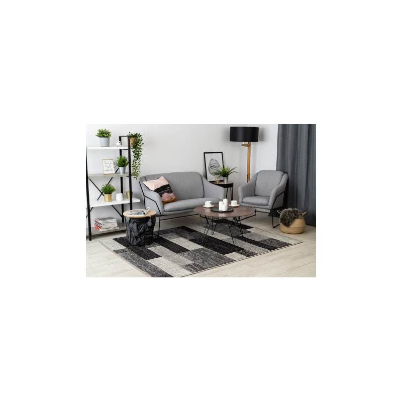 Dywan FEEL 5756/16811 PROSTOKĄTY szary 140x190cm Dywan FEEL 5756/16811 PROSTOKĄTY szary 140x190cm