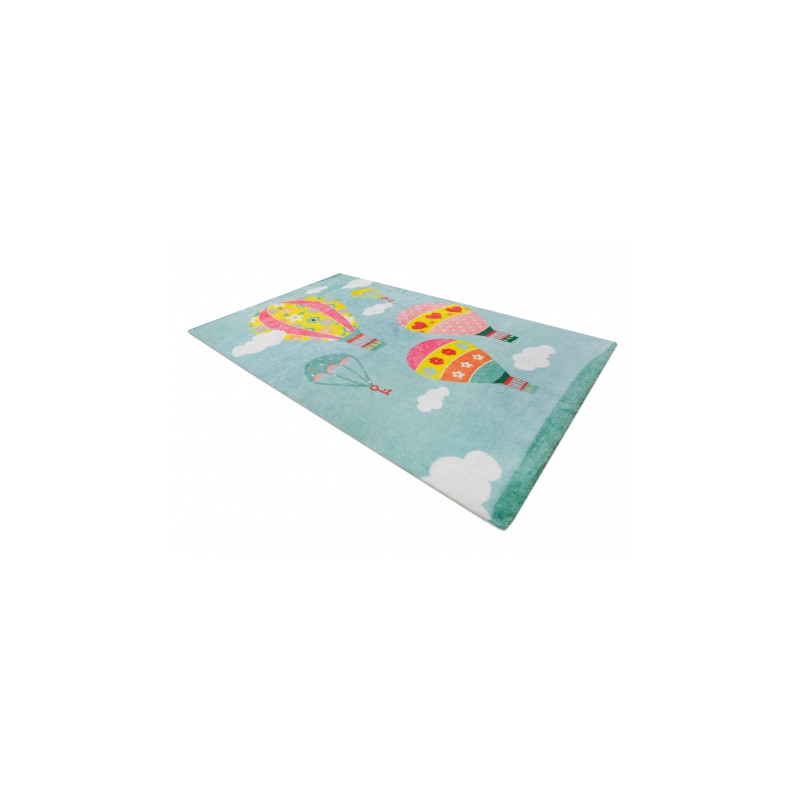 Dywan PLAY Balony chmurki G3426-2 zielony antypoślizgowy 160x215cm Dywan PLAY Balony chmurki G3426-2 zielony antypoślizgowy 160x215cm