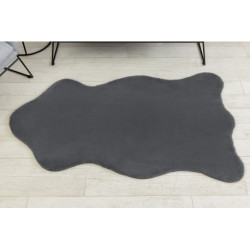 Dywan NEW DOLLY skórka G4337-2 szary antracyt IMITACJA FUTRA KRÓLIKA 60x90cm