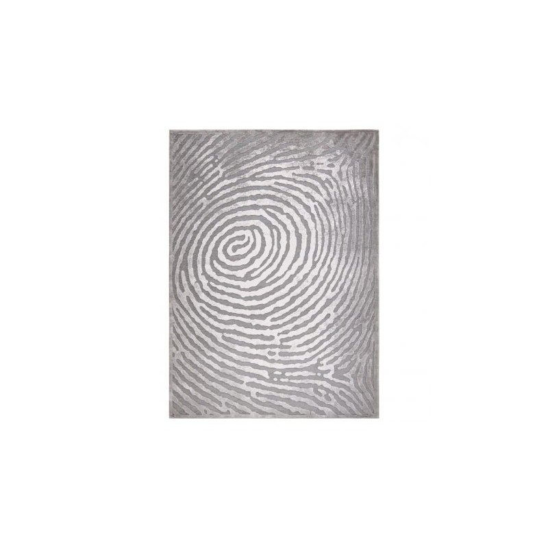 Dywan AKRYL YAZZ W8535 PIEŃ SŁÓJ DRZEWA szary 133x190cm