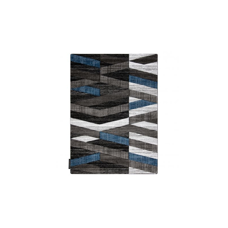 Dywan ALTER Bax Pasy niebieski 120x170cm