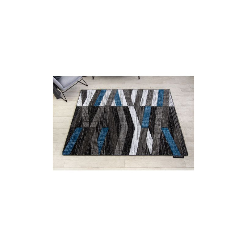 Dywan ALTER Bax Pasy niebieski 180x270cm