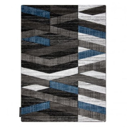 Dywan ALTER Bax Pasy niebieski 80x150cm