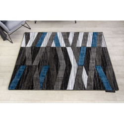 Dywan ALTER Bax Pasy niebieski 80x150cm