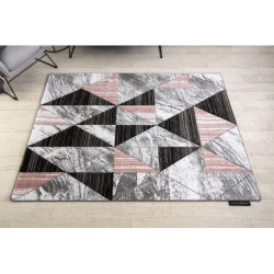 Dywan ALTER Nano Trójkąty różowy 80x150cm Dywan ALTER Nano Trójkąty różowy 80x150cm