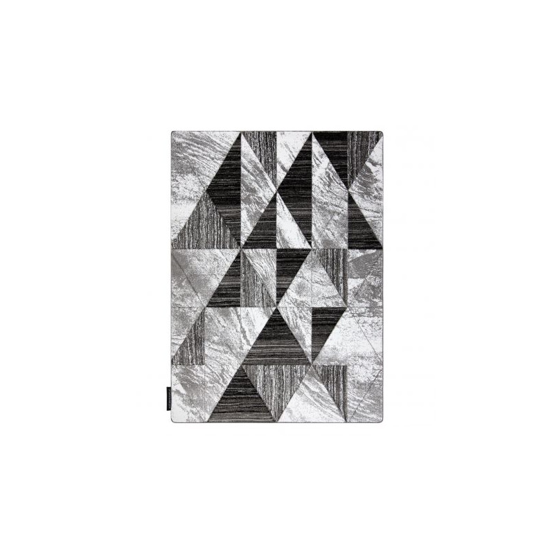 Dywan ALTER Nano Trójkąty szary 140x190cm